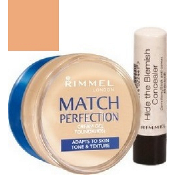 Rimmel London Match Perfection krémový make-up 201 18 ml + korektor 4,5 g
