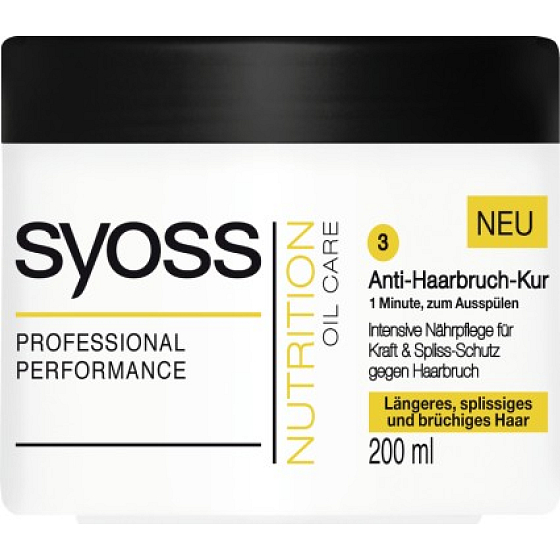 Syoss Moisture Intensive Care předchází lámavosti 1 minutová vlasová kůra 200 ml