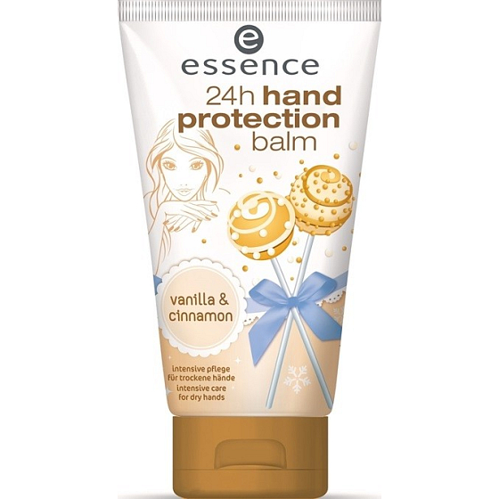 Essence 24h Hand Protection Balm Vanilla & Cinnamon ochranný krém na ruce 100 ml