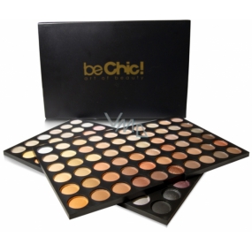 Be Chic! Professional Set Warm, paleta 2 x 60 očních stínů
