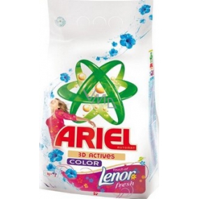 Ariel Lenor Fresh 3D Actives Color prací prášek na barevné prádlo 5 kg