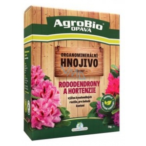 AgroBio Trumf Rododendrony a hortenzie přírodní organominerální hnojivo 1 kg 328418, 10/2028