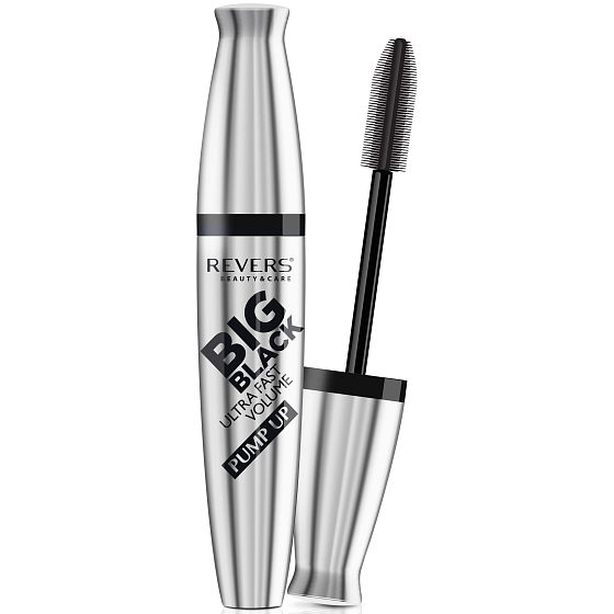 Revers Big Black Ultra Fast Volume Pump Up řasenka s okamžitým zvětšením objemu řas černá 10 ml