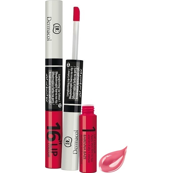 Dermacol 16H Lip Colour dlouhotrvající barva na rty 17 3 ml a 4,1 ml