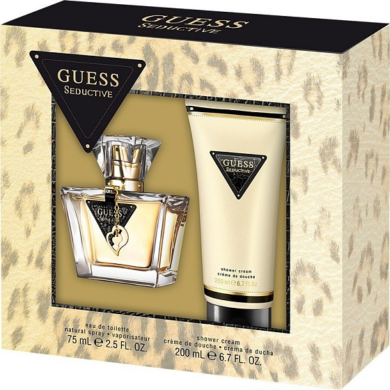 Guess Seductive toaletní voda pro ženy 75 ml + sprchový gel 200 ml, dárková sada