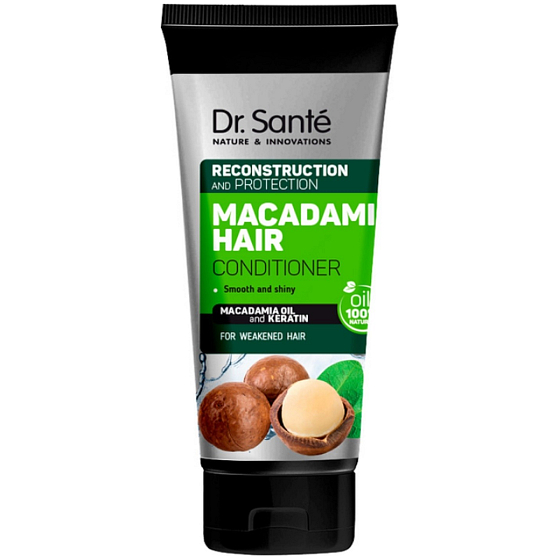 Dr. Santé Macadamia Hair Makadamowy olej i keratynowy odżywka do osłabionych włosów 200 ml