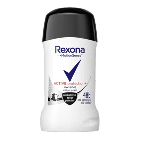 Rexona Active Protection + Invisible tuhý antiperspirant deodorant stick pro ženy 40 ml