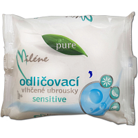 Milene Pure Sensitive chusteczki nawilżane do demakijażu, 25 sztuk