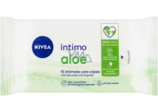 Nivea Intimo Aloe Chusteczki do higieny intymnej, 15 szt.