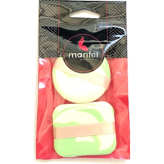 Man Fei Houbička na make-up s páskem 2 kusy