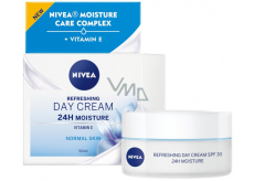 Nivea 24h Moisture SPF15 krem nawilżający do twarzy dla skóry normalnej i mieszanej 50 ml