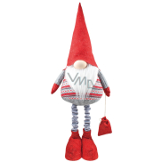 Skrzat z czerwoną czapką i teleskopowymi nogami 80 do 125 cm