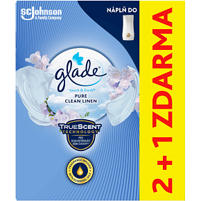 Glade wkład do odświeżacza powietrza Touch Fresh Pure Clean Linen 3× 10 ml