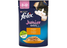 Felix Fantastic Junior saszetka kurczak w sosie, karma kompletna dla kociąt do 1 roku 85 g