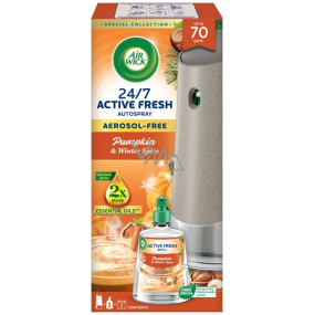 Air Wick Active Fresh Refill Pumpkin & Winter Spice - Dýně a podzimní koření automatický osvěžovač komplet 228 ml Air Wick Active Fresh Refill Pumpkin & Winter Spice - Dýně a podzimní koření automatický osvěžovač komplet 228 ml