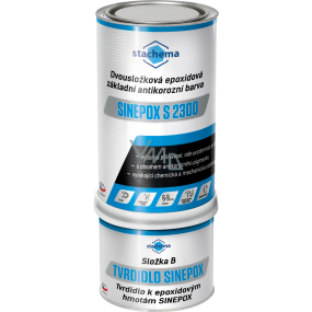 Sinepox s2300 dwuskładnikowa farba podkładowa na metal i stal, biała + utwardzacz, 1,18 kg Sinepox s2300 dwuskładnikowa farba podkładowa na metal i stal, biała + utwardzacz, 1,18 kg