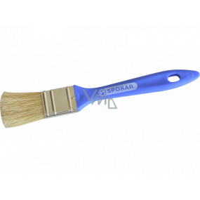 Spokar Pędzel płaski 81215, plastikowy uchwyt, czyste włosie, rozmiar 1,5