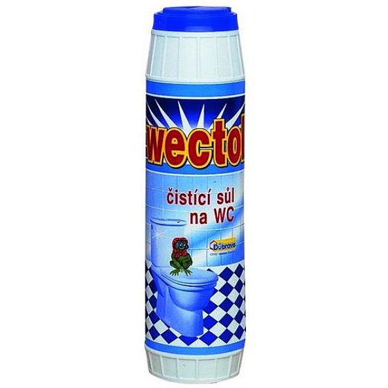 Wectol Wc čisticí sůl práškový přípravek na odstraňování železitovápenatých usazenin, skvrn a zápachu 500 g