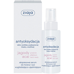 Ziaja Acai Berry wygładzające serum do twarzy i szyi 50 ml