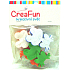 CreaFun Samolepicí dekorace Žába 4 x 6,3 cm, 3 x 5 cm 8 kusů