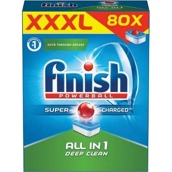 Finish All in 1 Deep Clean tablety do myčky 80 kusů