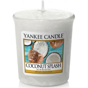 Yankee Candle Coconut Splash - Kokosowe oświetlenie zapachowa świeczka votivna 49 g
