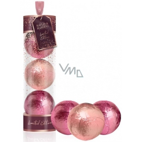 Baylis & Harding Půlnoční švestka a Divoká ostružina šumivý balistik do koupele 3 x 140 g, kosmetická sada Baylis & Harding Půlnoční švestka a Divoká ostružina šumivý balistik do koupele 3 x 140 g, kosmetická sada