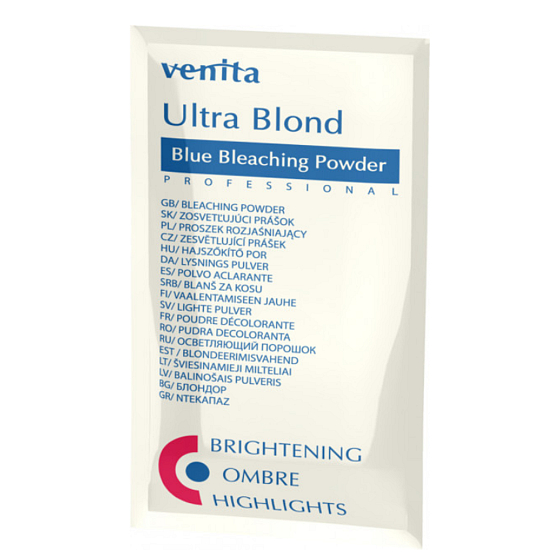 Venita Ultra Blond Blue Bleaching Powder zesvětlovač na vlasy 50 g