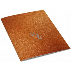 Ditipo Sešit Glitter Collection A5 linkovaný oranžový 15 x 21 cm 3425 Ditipo Sešit Glitter Collection A5 linkovaný oranžový 15 x 21 cm 3425