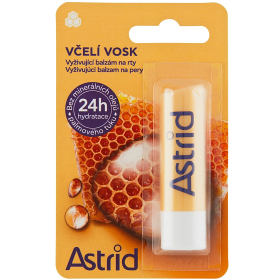 Astrid Včelí vosk vyživující balzám na rty 4,8 g