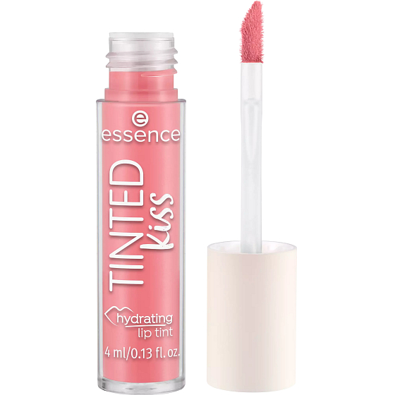 Essence Tinted Kiss nawilżający błyszczyk do ust 01 Pink & Fabulous 4 ml