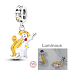 Zawieszka ze srebra próby 925 Luminozní - Znak zodiaku Panna, element do bransoletki