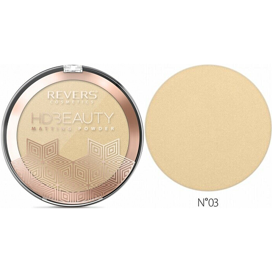 Revers HD Beauty matující pudr 03 9 g