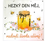 Albi Magnetka z ramką Piękny dzień miś, radości życia używaj 6,5 x 6,5 cm