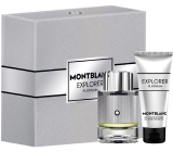 Montblanc Explorer Platinum woda perfumowana 60 ml + żel pod prysznic 100 ml, zestaw prezentowy dla mężczyzn