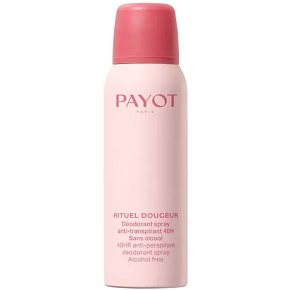 Payot Rituel Douceur Deodorant Anti-Transpirant 48H antiperspirant deodorant sprej oddalający wzrost włosków dla kobiet 125 ml