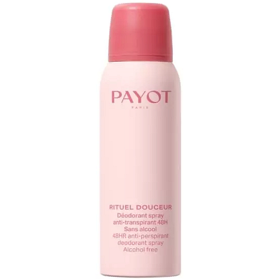 Payot Rituel Douceur Deodorant Anti-Transpirant 48H antiperspirant deodorant sprej oddalający wzrost włosków dla kobiet 125 ml