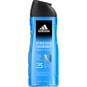 Adidas Fresh Endurance 3v1 żel pod prysznic do ciała, włosów i twarzy dla mężczyzn 400 ml