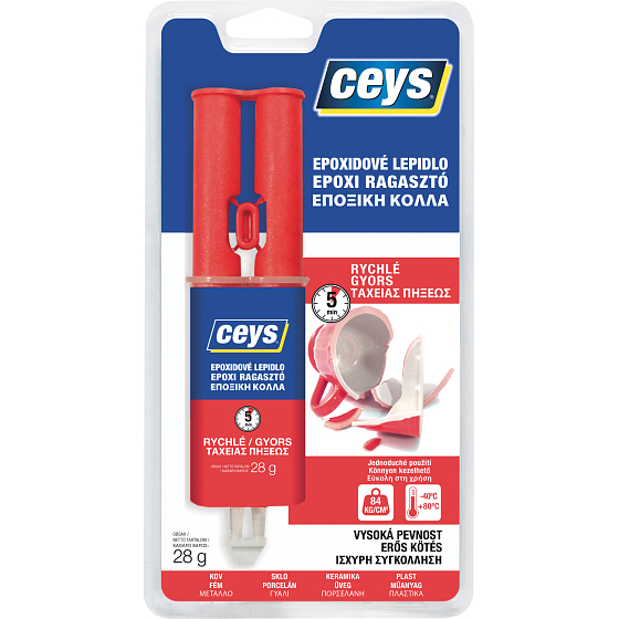Ceys Epoxi szybko twardniejący dwuskładnikowy klej, 24 ml