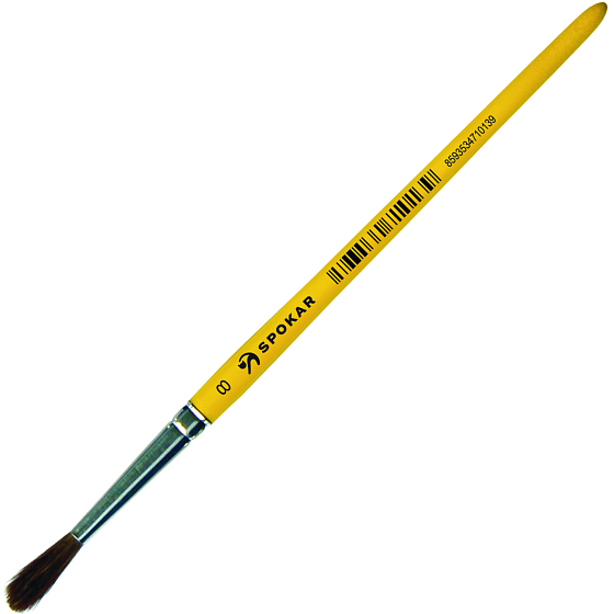 Spokar 7102 pędzel szkolny, nr 8, opakowanie 10 szt.