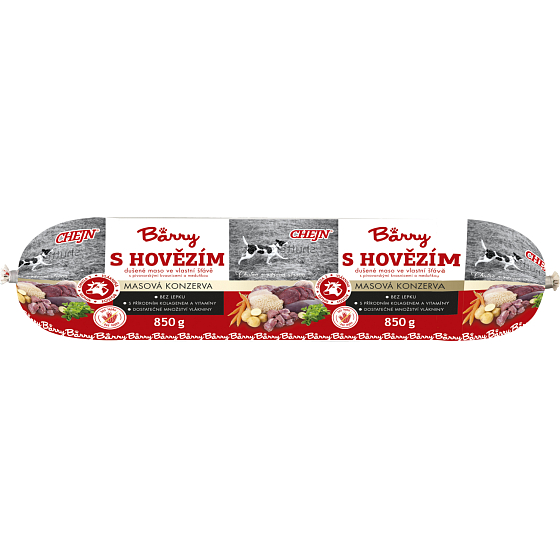Barry konserwa mięsna z wołowiny dla psów, 850 g
