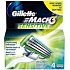 Gillette Mach3 Sensitive náhradní hlavice 4 kusy pro muže