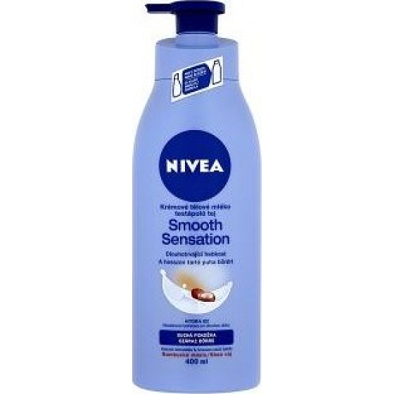 Nivea Smooth Milk krémové tělové mléko pro suchou pokožku s pumpičkou 400 ml