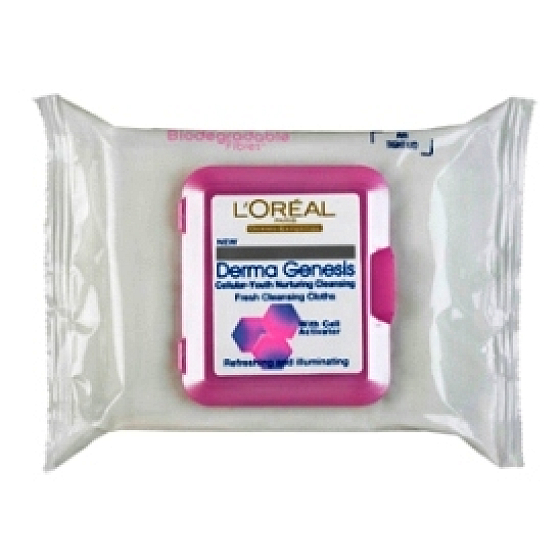 Loreal Paris Derma Genesis osvěžující čisticí kapesníky 25 kusů