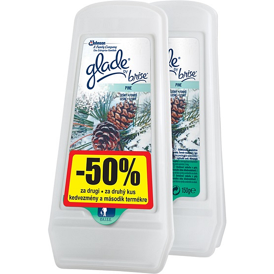 Glade Pine gel osvěžovač vzduchu 2 x 150 g