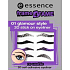 Essence Frame for Fame 3D nalepovací oční linky 01 Glamour Style 10 párů