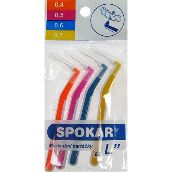 Spokar L Mezizubní kartáčky 4 kusy