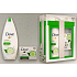 Dove Go Fresh Touch Okurka & Zelený čaj Mini Go Fresh Touch vyživující sprchový gel 250 ml + Go Fresh Touch krémová tableta 100 g, kosmetická sada