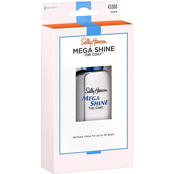 Sally Hansen Mega Shine Top Coat rychleschnoucí lak pro super lesk nehtů 13,3 ml