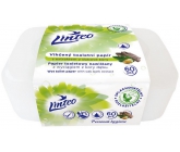 Linteo Satin vlhčený toaletní papír s dubovou kůrou box 60 kusů